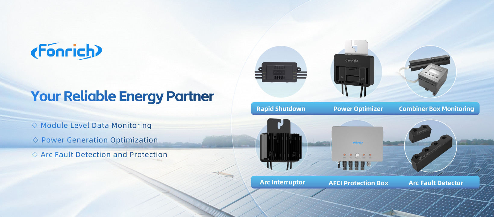 Fonrich AFCI Rapid Shutdown Solutions Fonrich AFCI Rapid Shutdown Technology for Highway PV Safety(pic1)